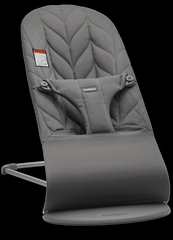 BABY BJORN BOUNCER BLISS WOVEN PETAL QUILT ANTHRACIT