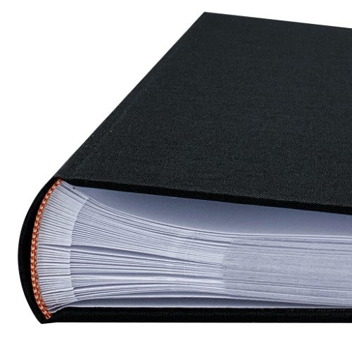 Plush Linen Black Slip-in Photo Album 300 Photos