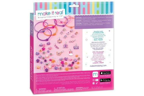 DIY Bracelets Kit - Make it Real DIY Fashion Beaded Bangle Bracelets