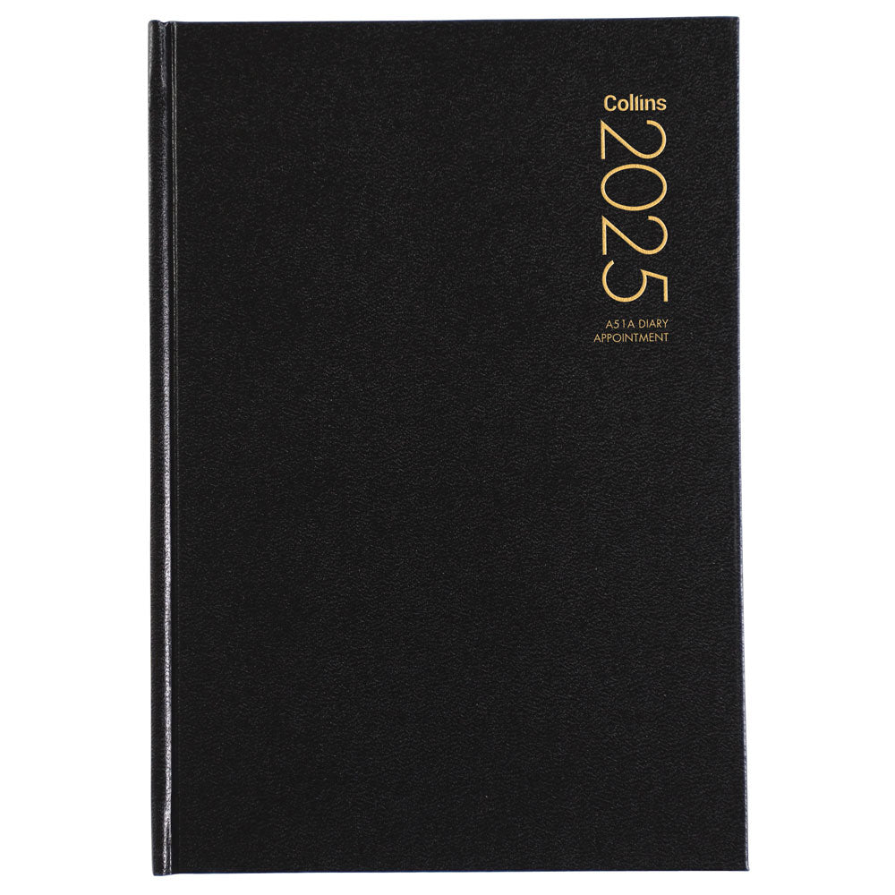 Collins Diary A51A Black Appointment Odd Year