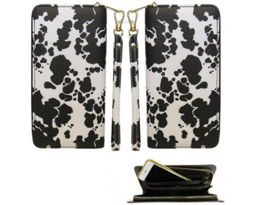 Wallet -Cow Print