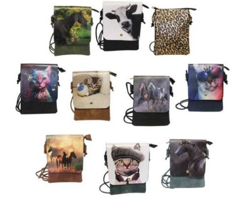 Shoulder Bag Animals Set of 10