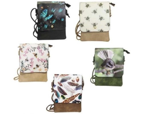 ShoulderBag Bees,Bfly+Birds x5