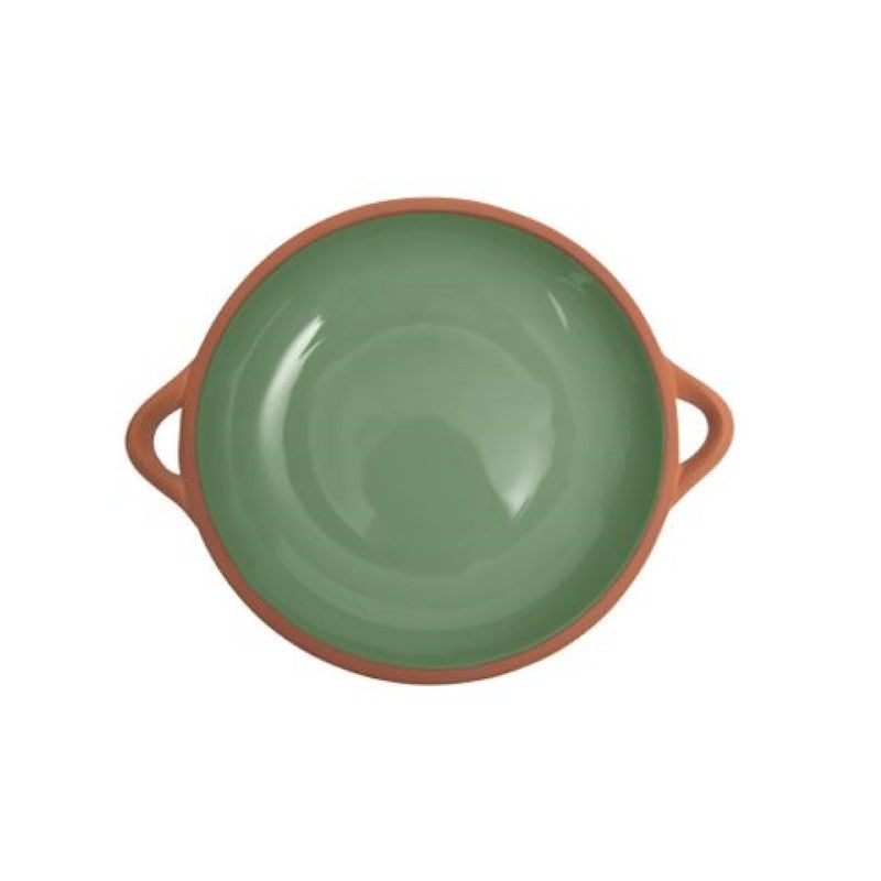 Dexam Sintra Glazed Terracotta Tapas Dish Large Green