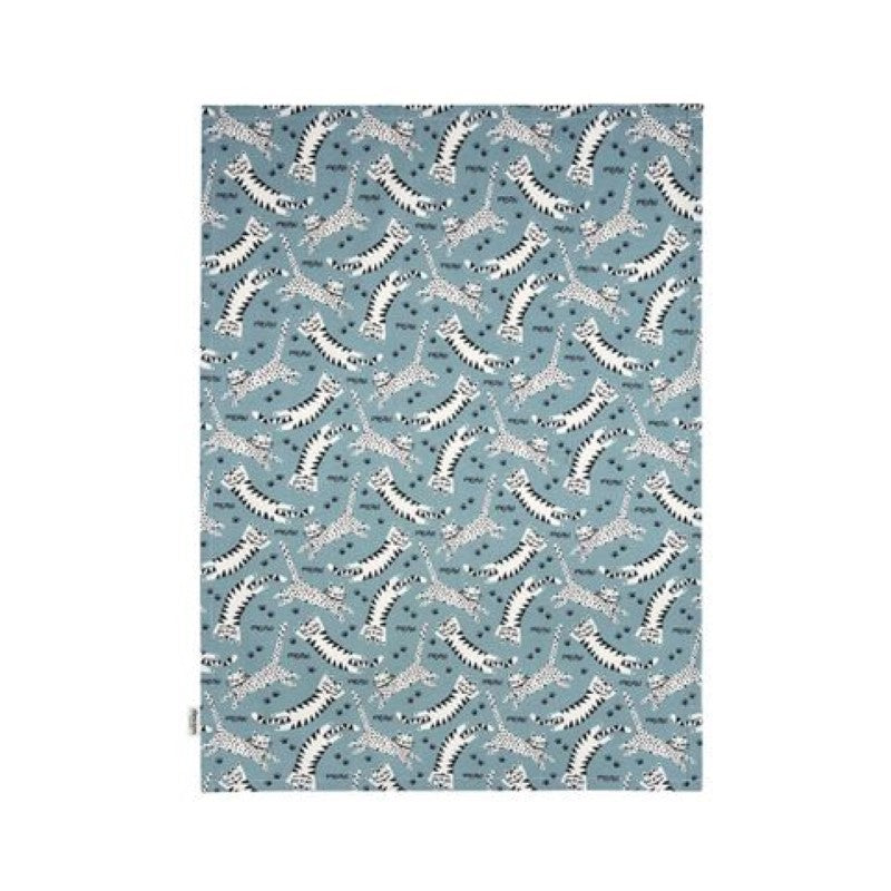 Dexam Meow Recycled Cotton Set Of 2 Tea Towels - Blue