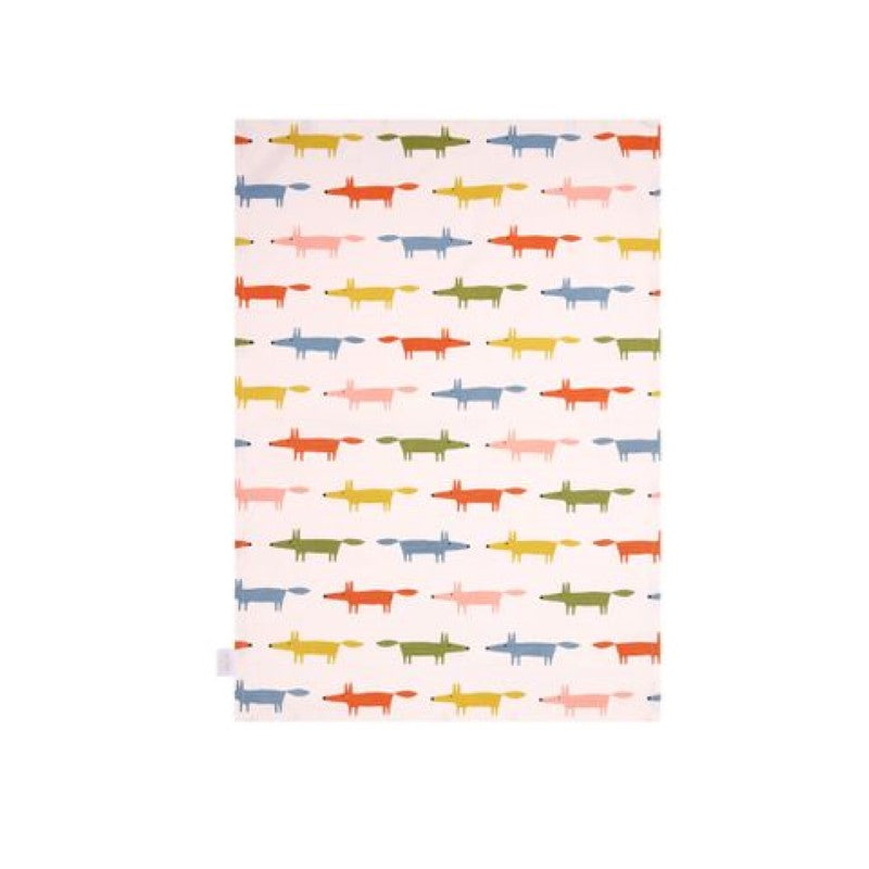 Scion By Dexam Mr Fox 10th Anniversary Set Of 2 Tea Towels