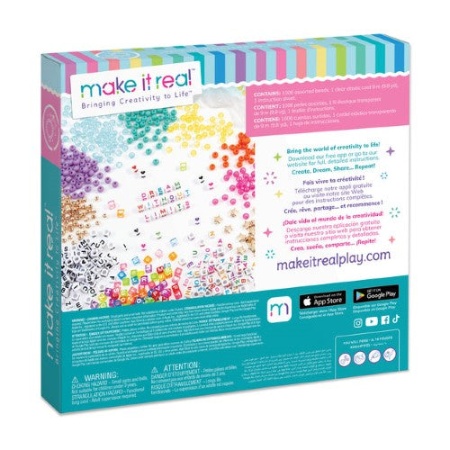 Bracelet Set - Make it Real Say Yes! Alphabet Bead