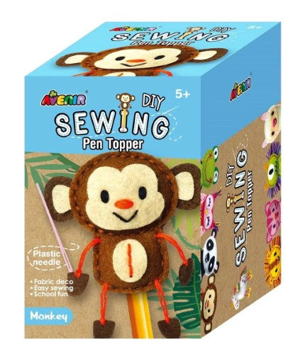 Sewing Activity Kit - Avenir Pen Topper (Monkey)