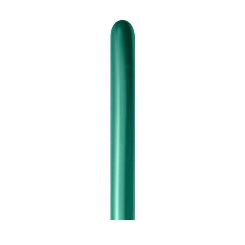 Sempertex 260T Metallic Reflex Aurora Green Latex Balloons - Pack of 50