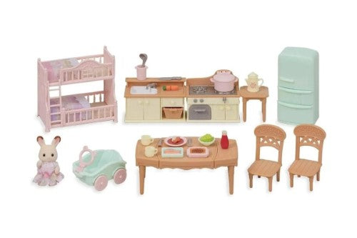 Sylvanian Families Play Set - Country Home Furniture Set