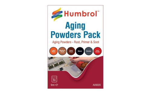 Aging Powders Pack - Humbrol (6 x 9ml )