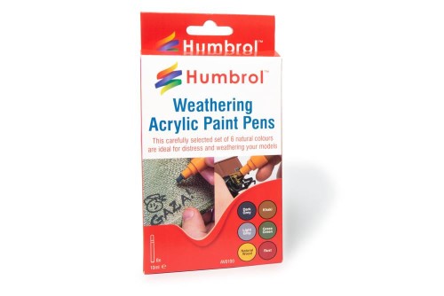 Weathering Acrylic Pens - Humbrol (6 Pack)
