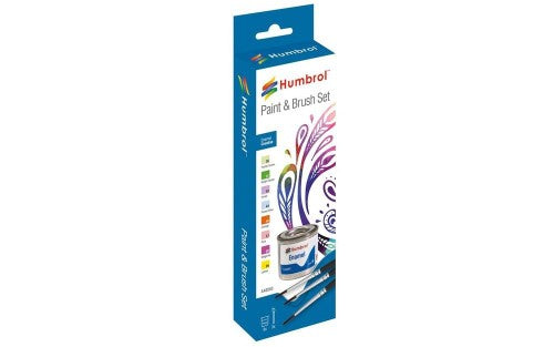 Enamel Creative Paint & Brush Set - Humbrol