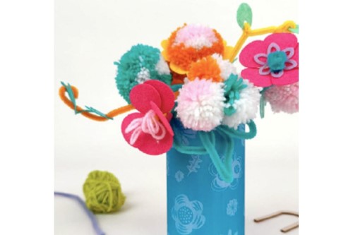 Craft Activity - Avenir Pom Pom Flower Bouquet