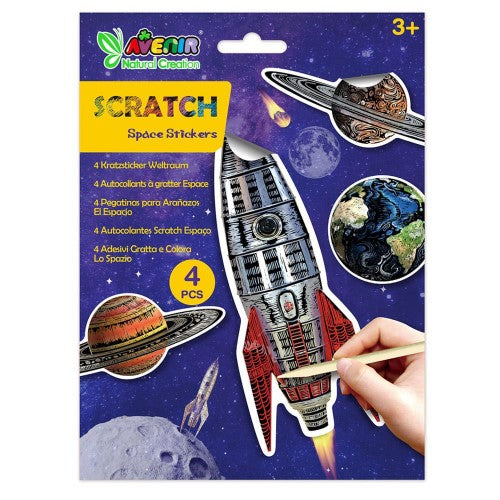 Craft Set - Avenir Scratch Space Stickers