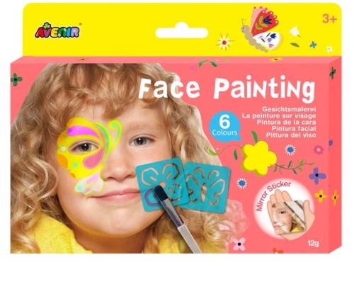 6 Face Painting - Avenir Yellow