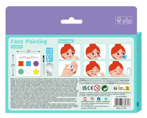 6 Face Painting - Avenir Purple