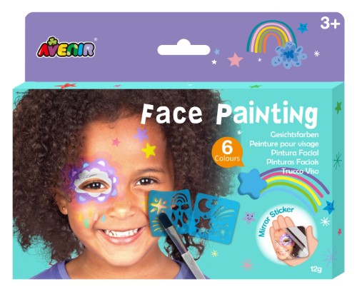 6 Face Painting - Avenir Purple