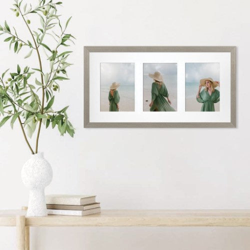 Elegant Gallery Collage Photo Frame - 3 Photos (4x6in)