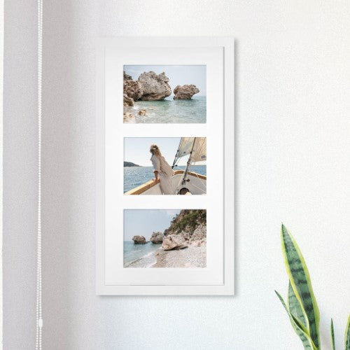 Elegant Gallery Collage Photo Frame - 3 Photos (4x6in)