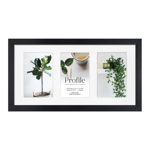 Elegant Gallery Collage Photo Frame - 3 Photos (4x6in)