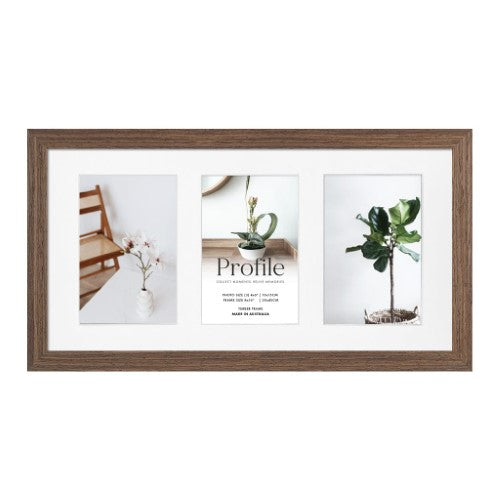 Elegant Gallery Collage Photo Frame - 3 Photos (4x6in)