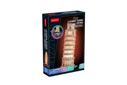 3D Puzzle - Cubic Fun Leaning Tower of Pisa Night Edition