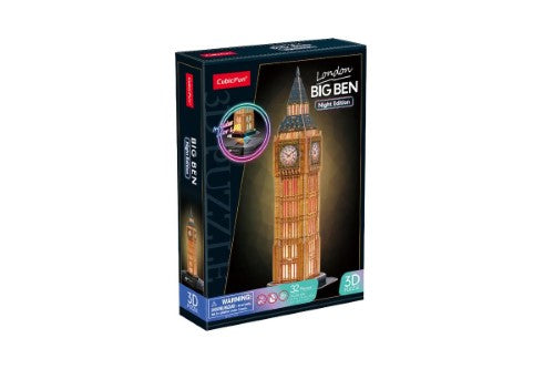 3D Puzzle - Cubic Fun Big Ben Night Edition
