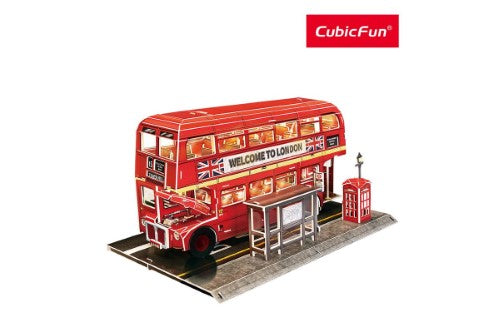 3D Puzzle - Cubic Fun London Bus