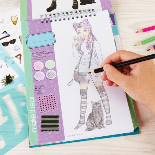 Sketchbook - Make it Real Fashion Design Pretty Kitty