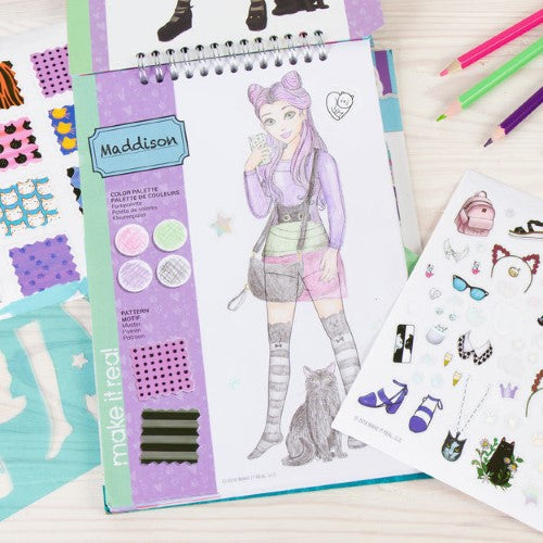 Sketchbook - Make it Real Fashion Design Pretty Kitty