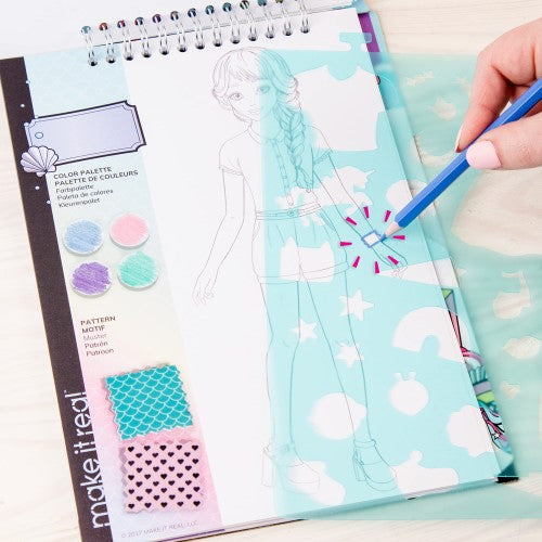 Sketchbook - Make it Real Fashion Design Pastel Pop