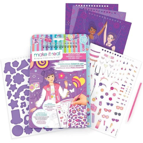 Scratch Art - Make it Real Fashion Design Groovy Vibes