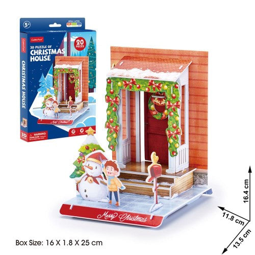 3D Puzzle - Cubic Fun Mini Christmas House