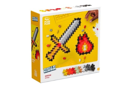 Puzzle - Plus Plus By Number Adventure (250pc)