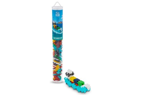 Puzzle - Plus Plus Container Ship (100pc Tube)