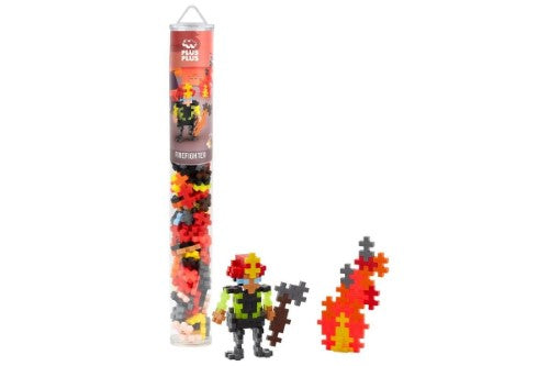 Puzzle - Plus Plus Fire Fighter (100pc Tube)