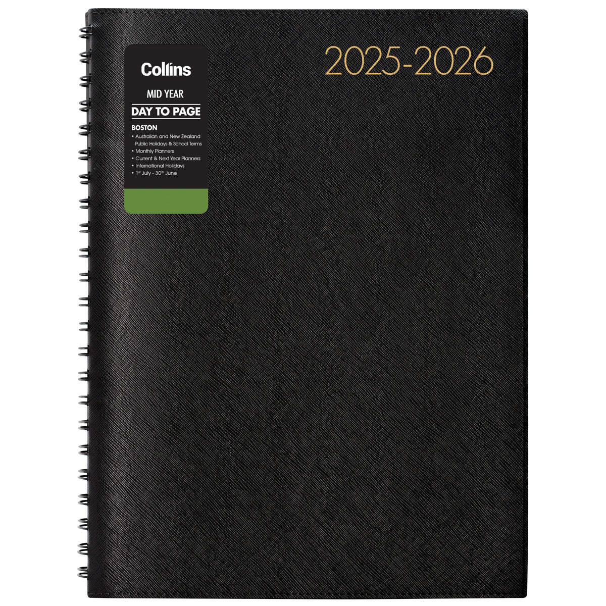 Collins Diary Mid Year Boston A41 Day Per Page 2025/2026