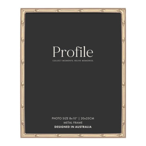 Bamboo Rose Gold Metal Photo Frame - Type 1