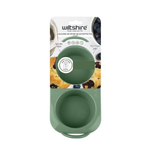 Silicone Air Fryer Texas Muffin Pan 2 Cup - Wiltshire