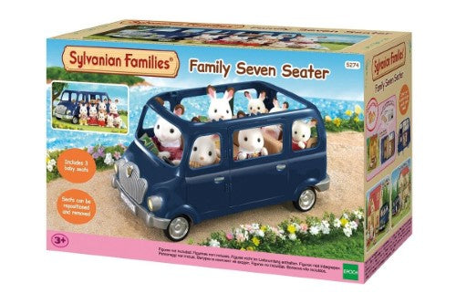 Sylvanian Families Play Set - Family Seven Seater Van Left Hand Drive
