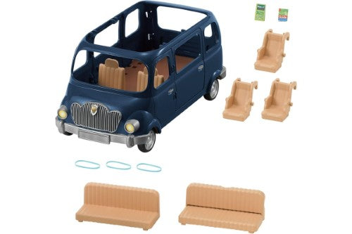 Sylvanian Families Play Set - Family Seven Seater Van Left Hand Drive