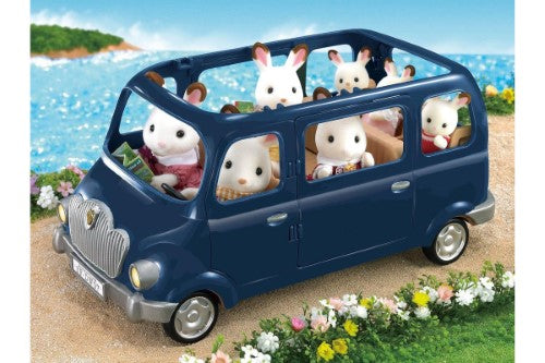 Sylvanian Families Play Set - Family Seven Seater Van Left Hand Drive
