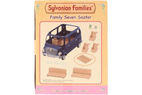Sylvanian Families Play Set - Family Seven Seater Van Left Hand Drive