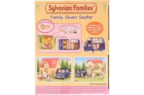 Sylvanian Families Play Set - Family Seven Seater Van Left Hand Drive