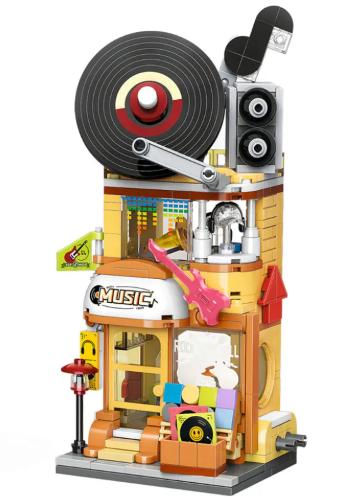 Building Block Set - Keeppley City Corner Music Shop