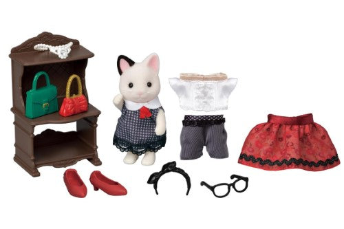 Sylvanian Families Fashion Play Set - Town Girl Series Tuxedo Cat