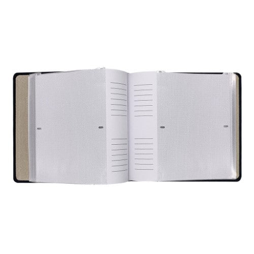 Prestige Black Leather Slip-in Photo Album 200 Photos