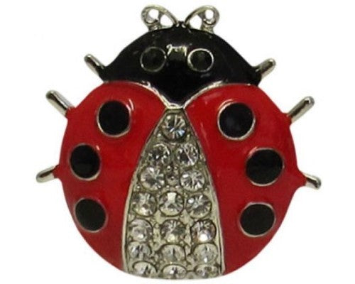 Snaps REDFOX - Snap-Ladybug Diamante