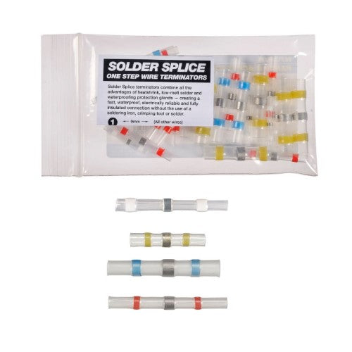 Solder Splice Assortment 25 Pieces - NARVA